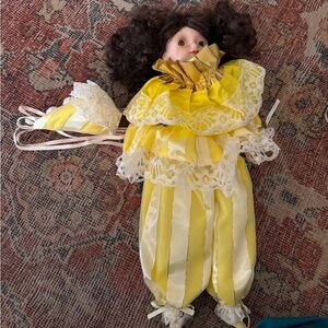 Brinn’s Authentic Dolls -2 Porcelain Clown dolls